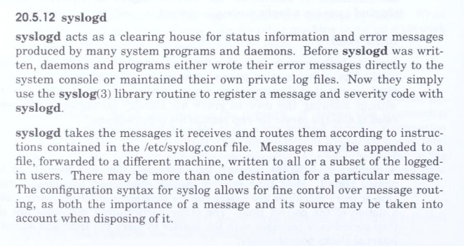 The history of centralized logging